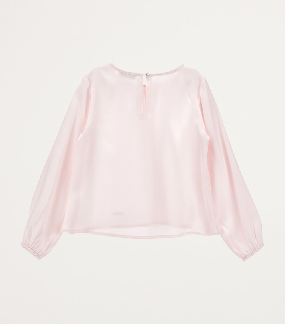 Monnalisa Monnalisa Satin Tunic Top (2-16 Years)