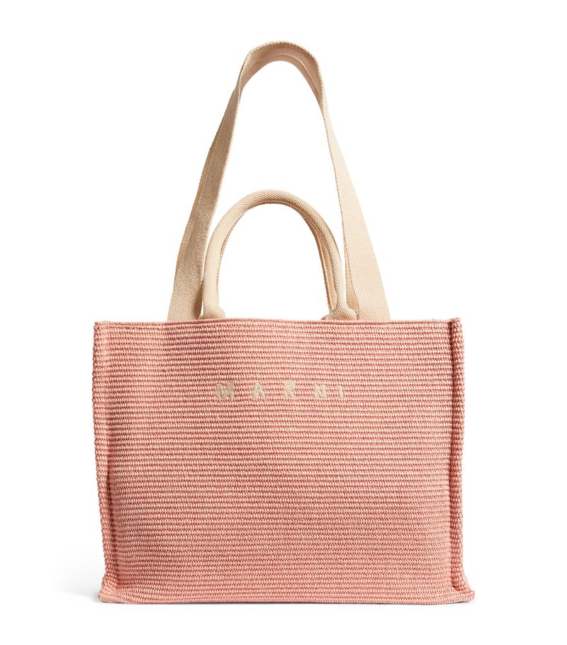 Marni Marni Large Woven Basket Tote Bag