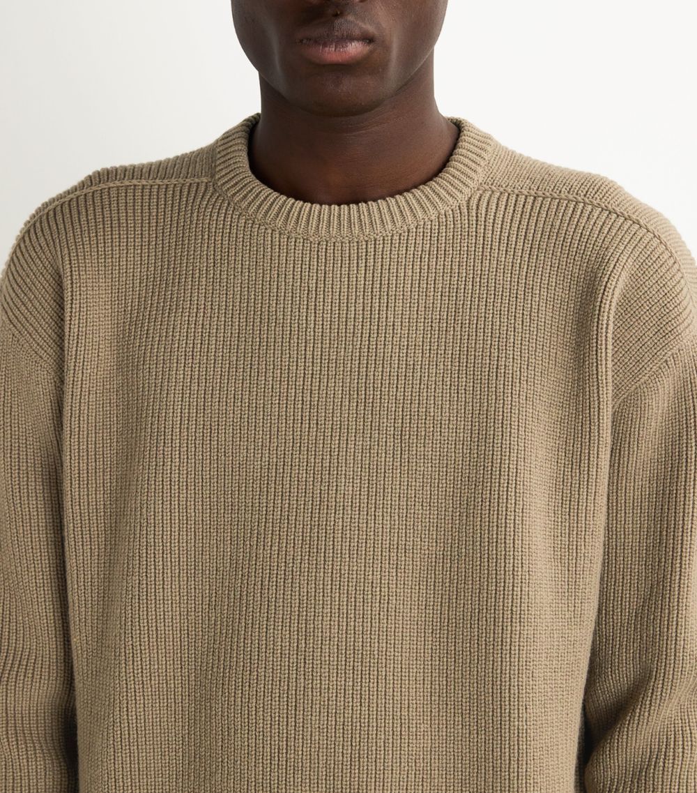 Rick Owens Rick Owens Virgin Wool Fisherman Sweater