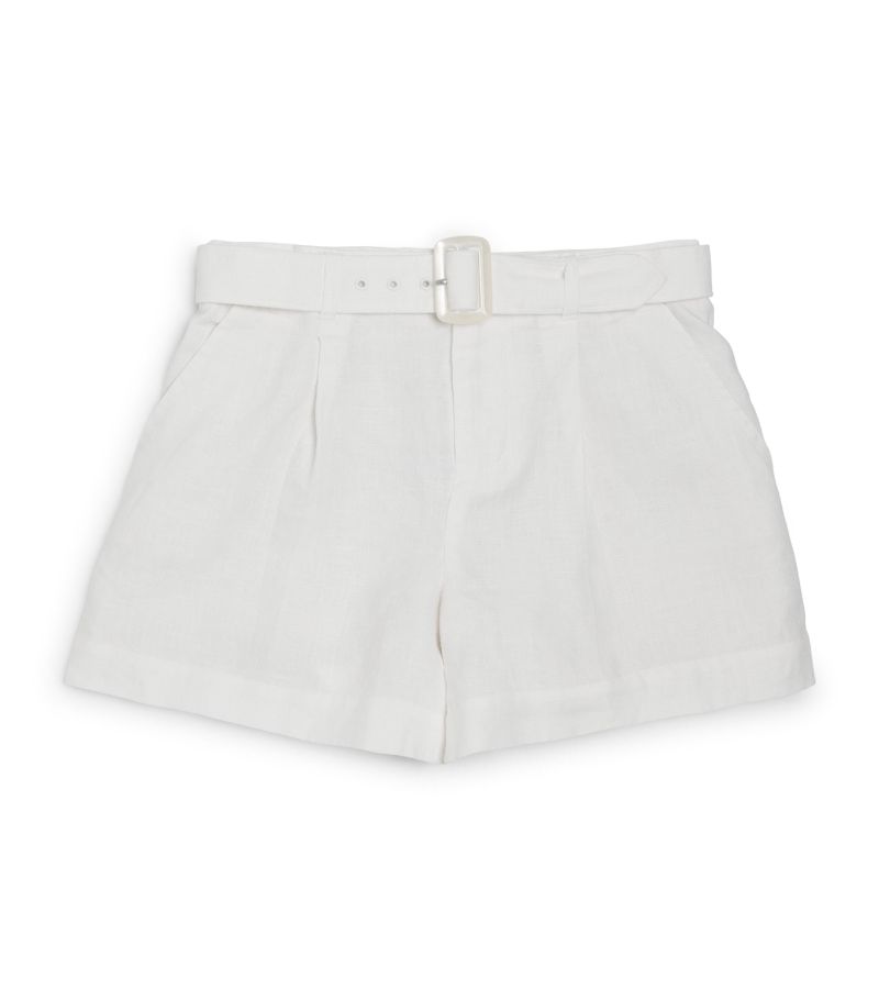 Ralph Lauren Kids Ralph Lauren Kids Linen Belted Shorts (7-14 Years)