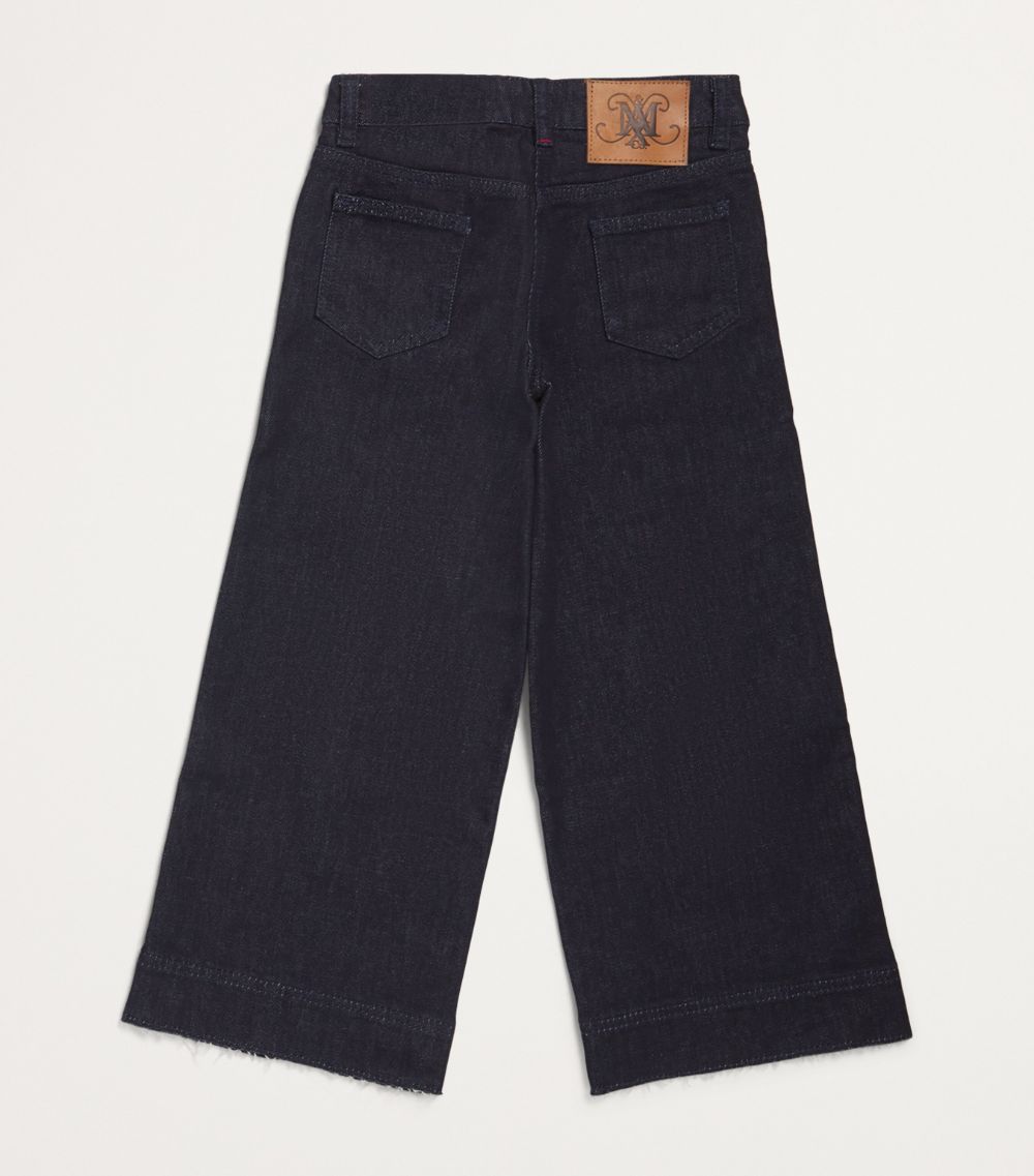  Max & Co. Kids Dark-Wash Wide-Leg Jeans (4-16 Years)