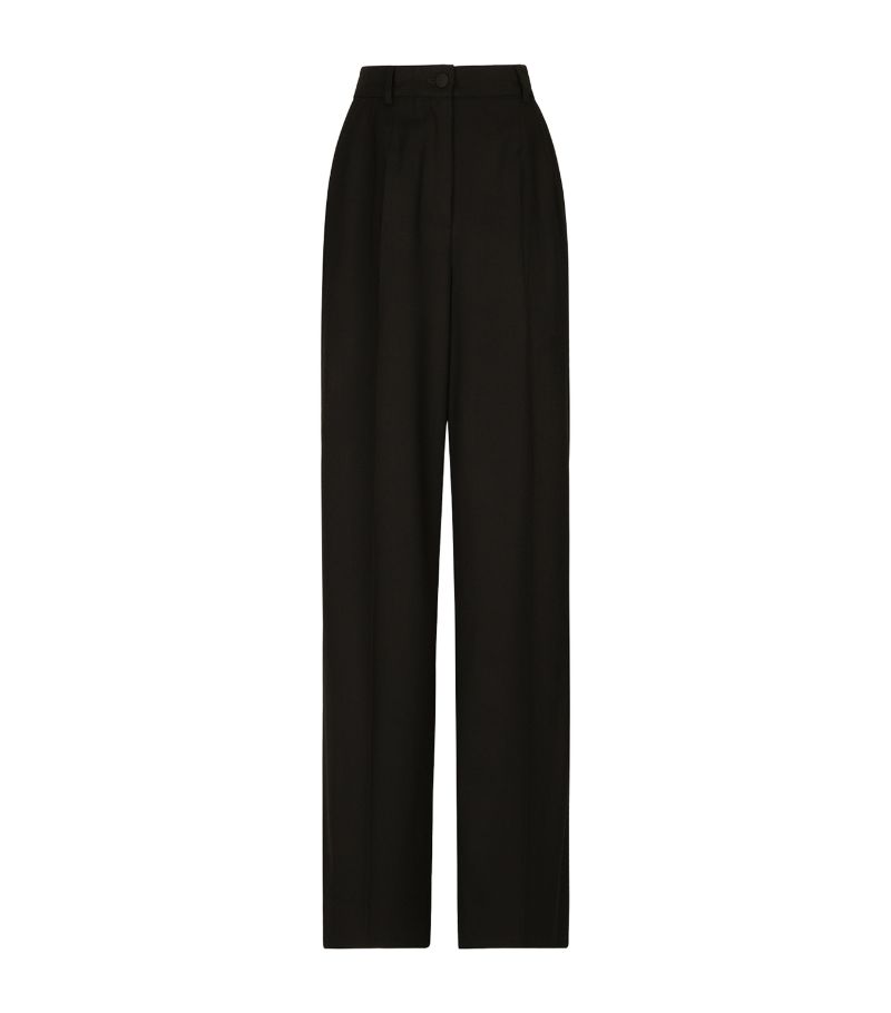 Dolce & Gabbana Dolce & Gabbana Wool Straight-Leg Trousers