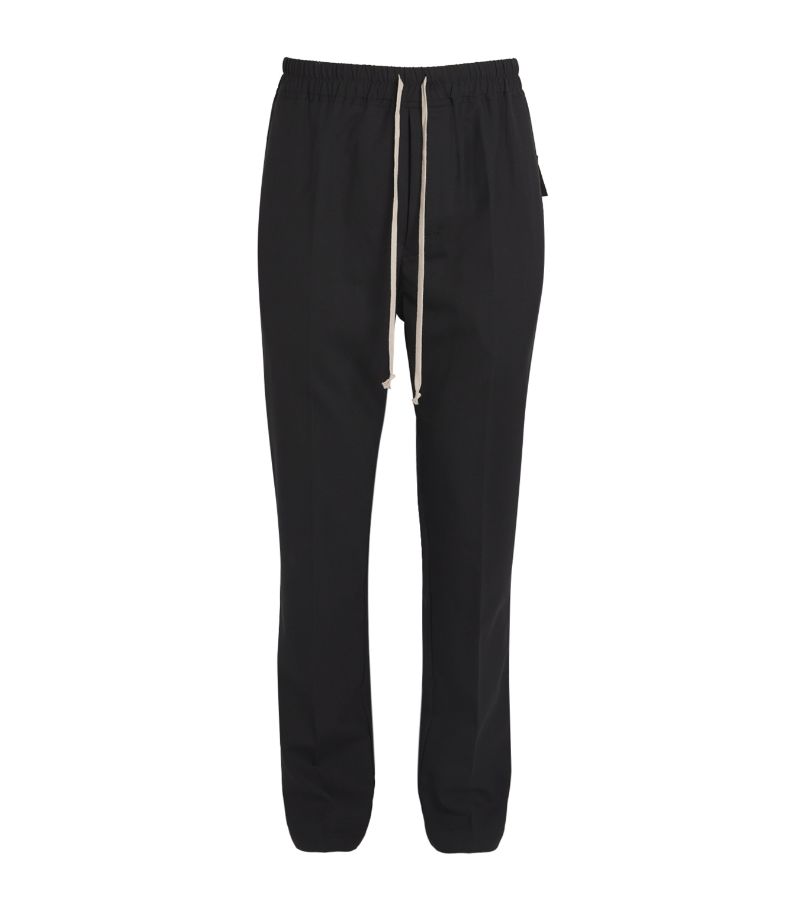 Rick Owens Rick Owens Virgin Wool Drawstring Trousers