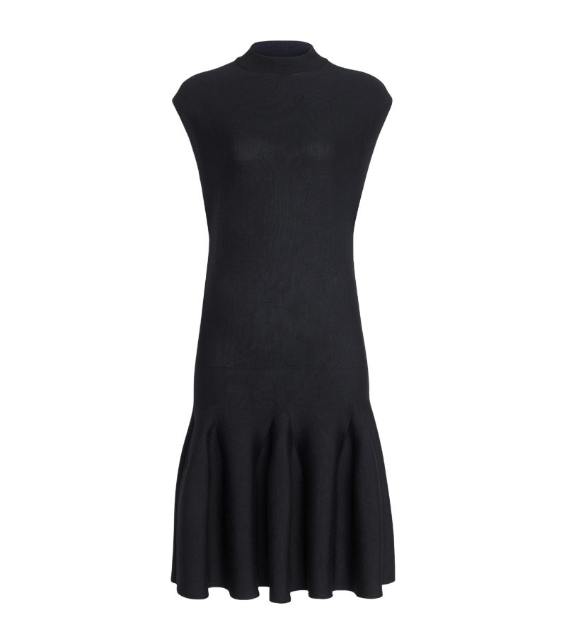 Alaïa Alaïa Wool Dropped-Waist Mini Dress