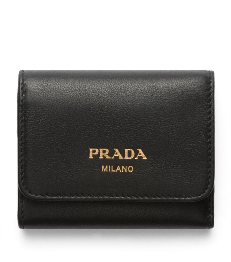 Prada Prada Small Leather Trifold Wallet