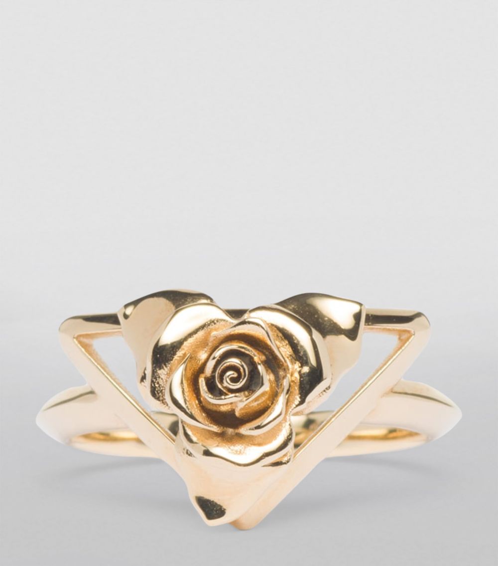 Prada Prada Rose Triangle Ring