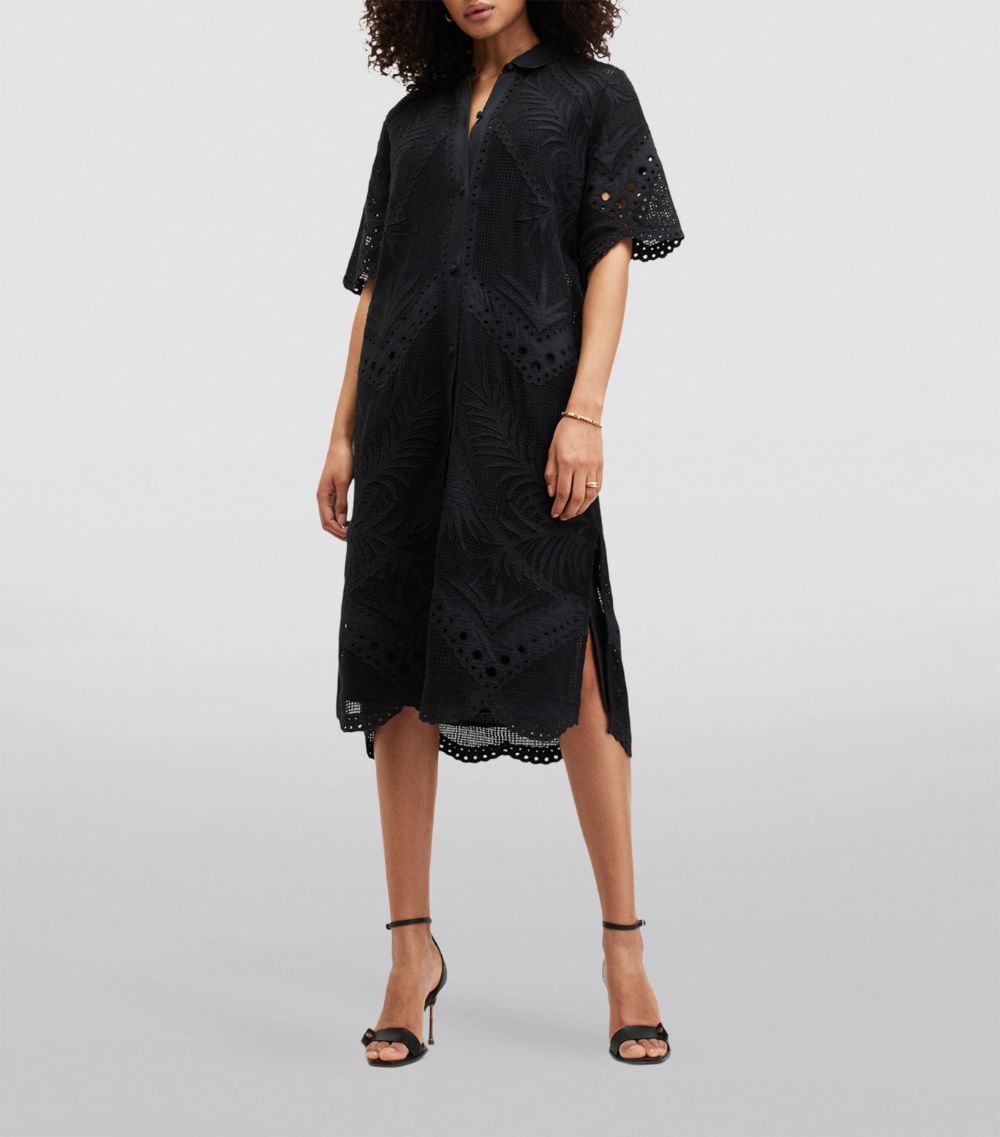 Allsaints Allsaints Broderie Meria Midi Dress