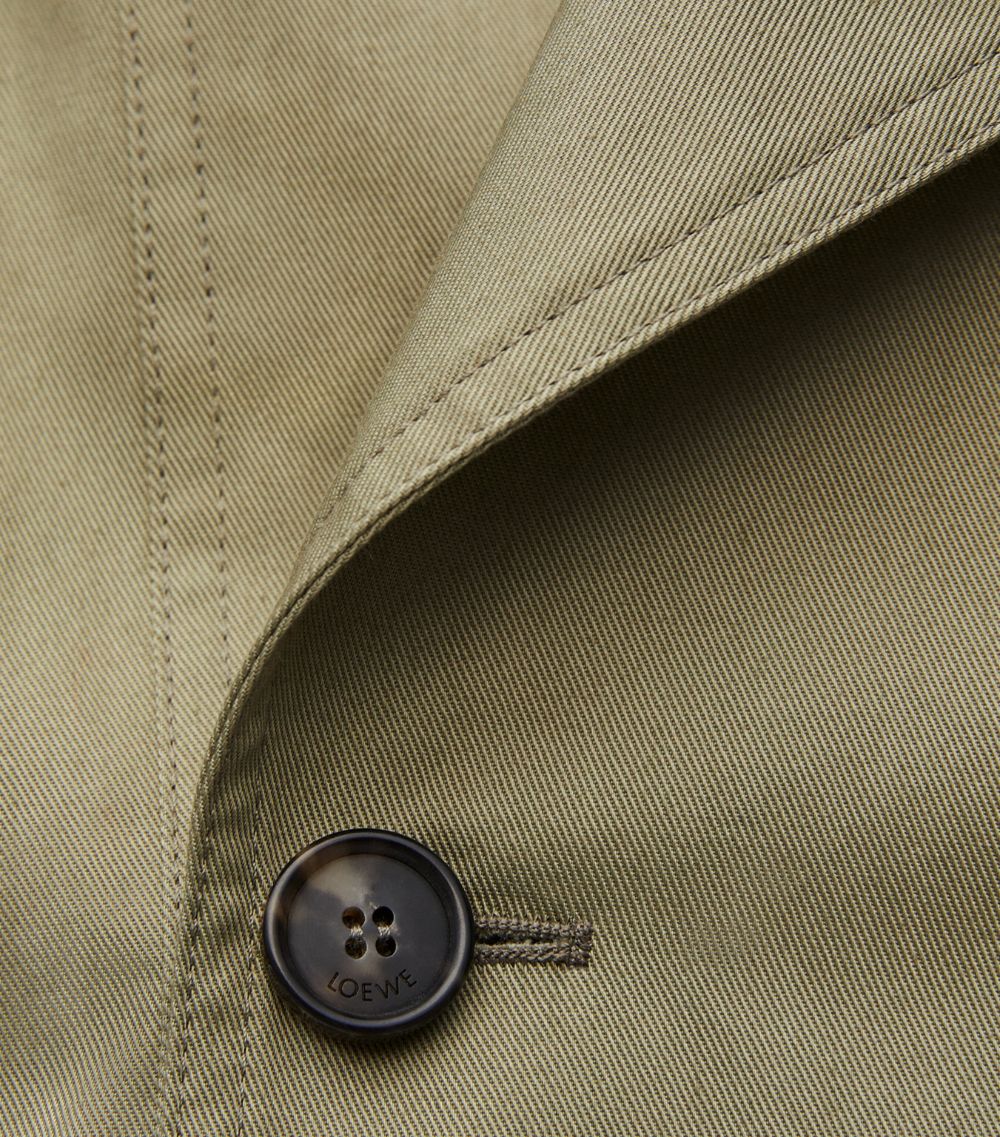 Loewe Loewe Cotton-Blend Trench Bomber Jacket