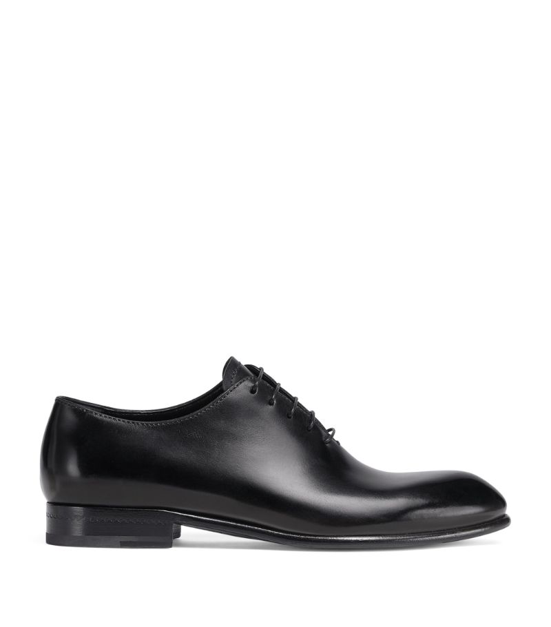 zegna Zegna Leather Vienna Oxford Shoes