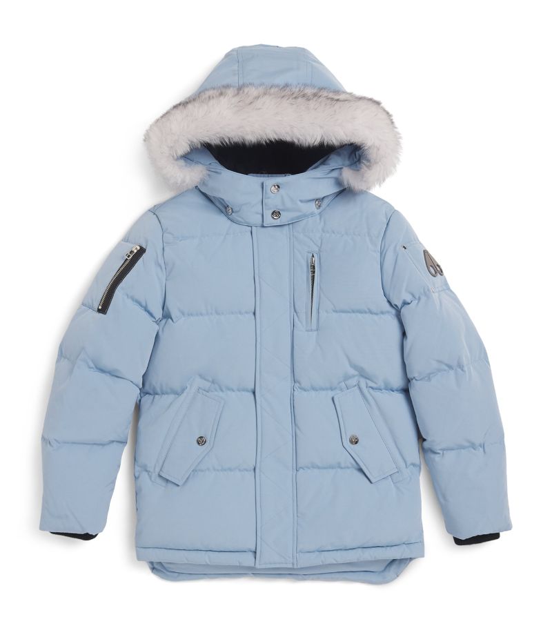 Moose Knuckles Kids Moose Knuckles Kids Fur-Trim 3Q Down Jacket (6-18 Years)