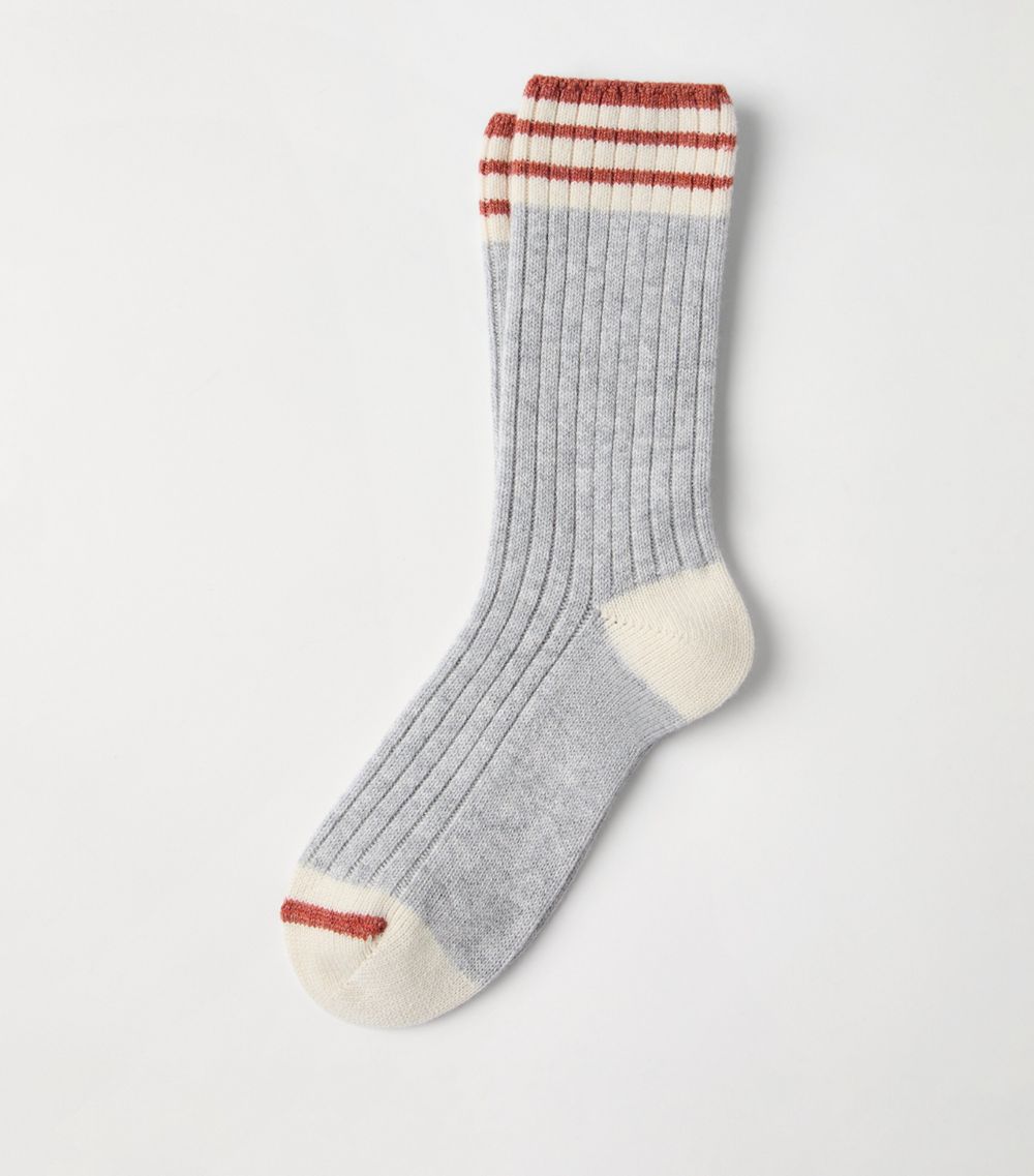 Brunello Cucinelli Brunello Cucinelli Cashmere Striped Socks