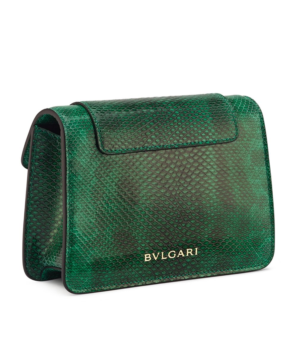 Bvlgari Bvlgari Micro Karung Leather Serpenti Forever Cross-Body Bag