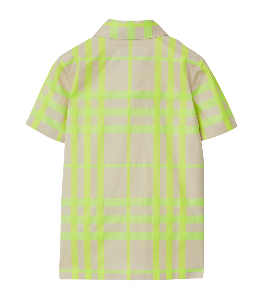 Burberry Burberry Kids Short-Sleeve Check Shirt (3-14 Years)