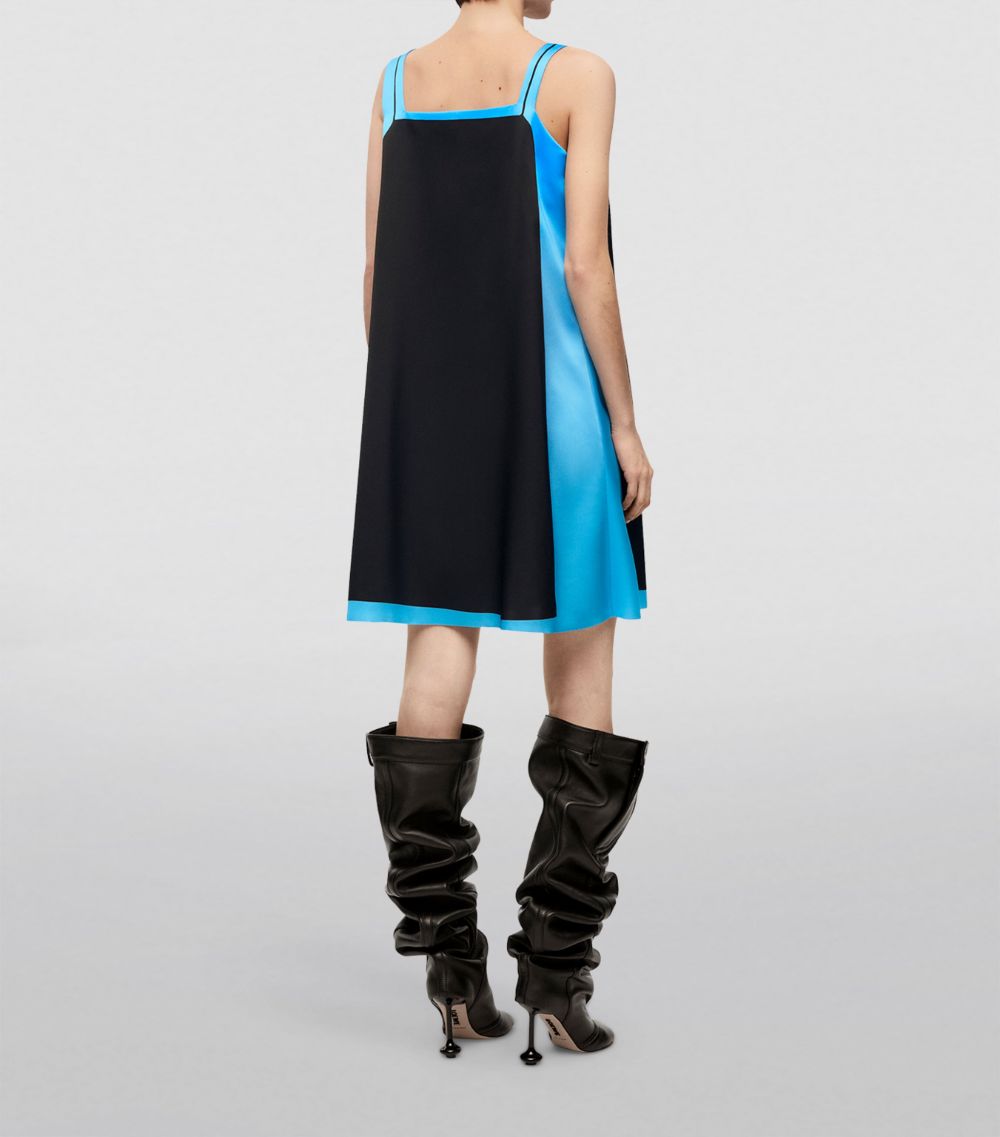 Loewe LOEWE Asymmetric Pannelled Mini Dress