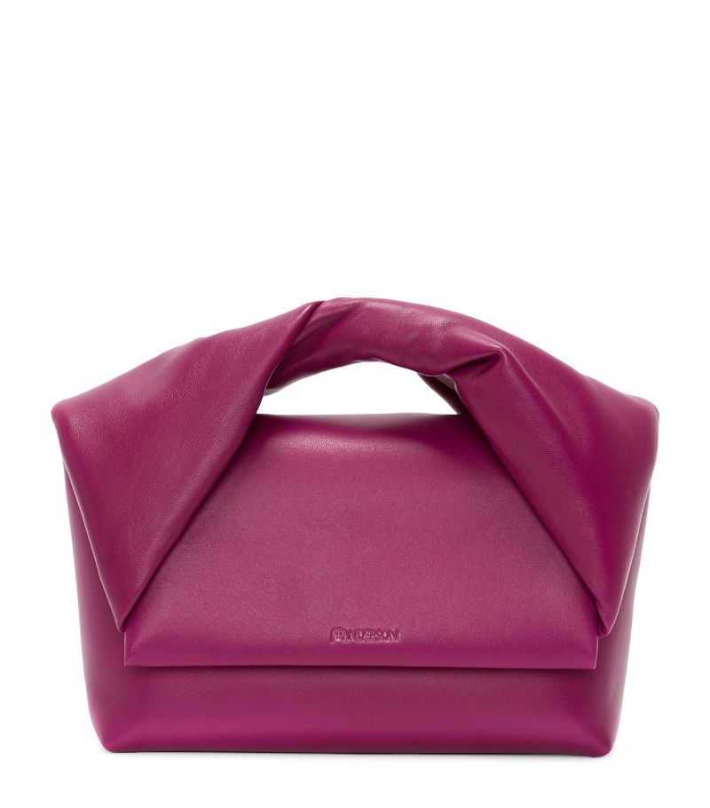 Jw Anderson Jw Anderson Large Leather Twister Top-Handle Bag