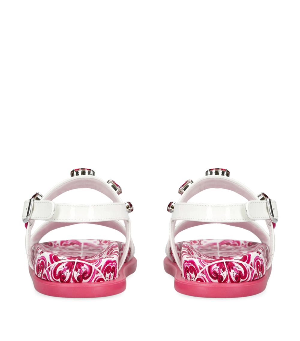 Dolce & Gabbana Dolce & Gabbana Kids Embellished Vernice Sandals