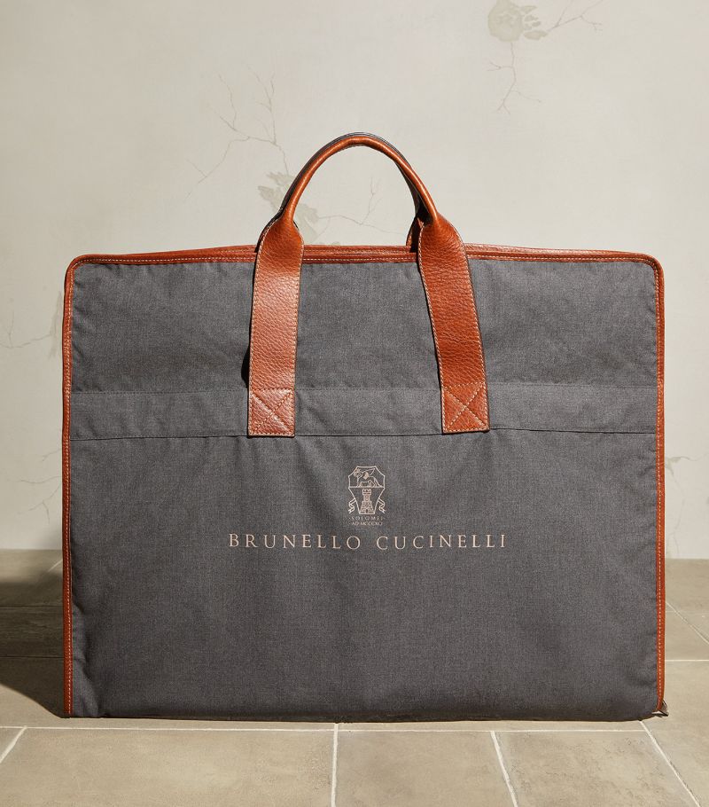 Brunello Cucinelli Brunello Cucinelli Logo Bifold Suit Carrier