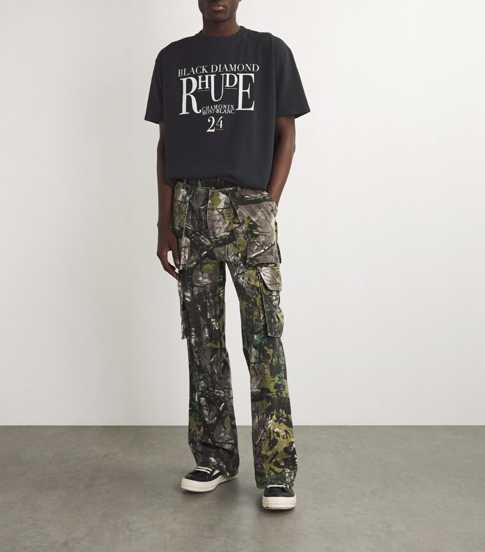 Rhude Rhude Black Diamond Logo T-Shirt