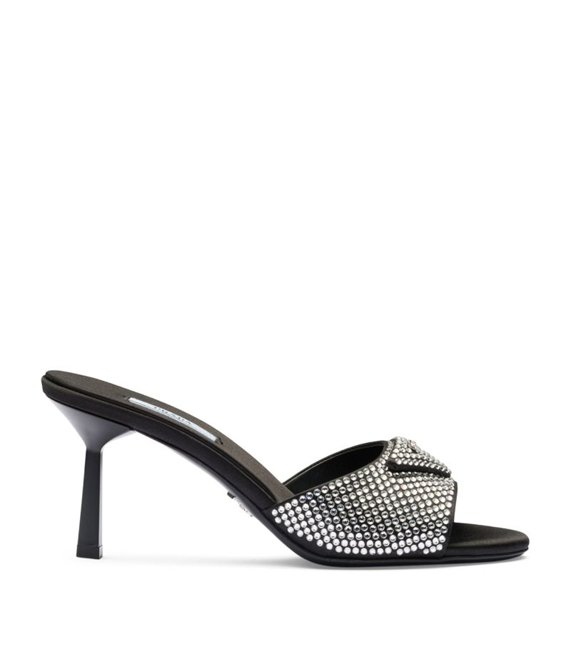 Prada Prada Crystal-Embellished Mules 75