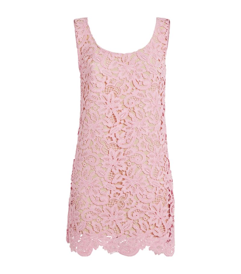 Self-Portrait Self-Portrait Floral Lace Mini Dress