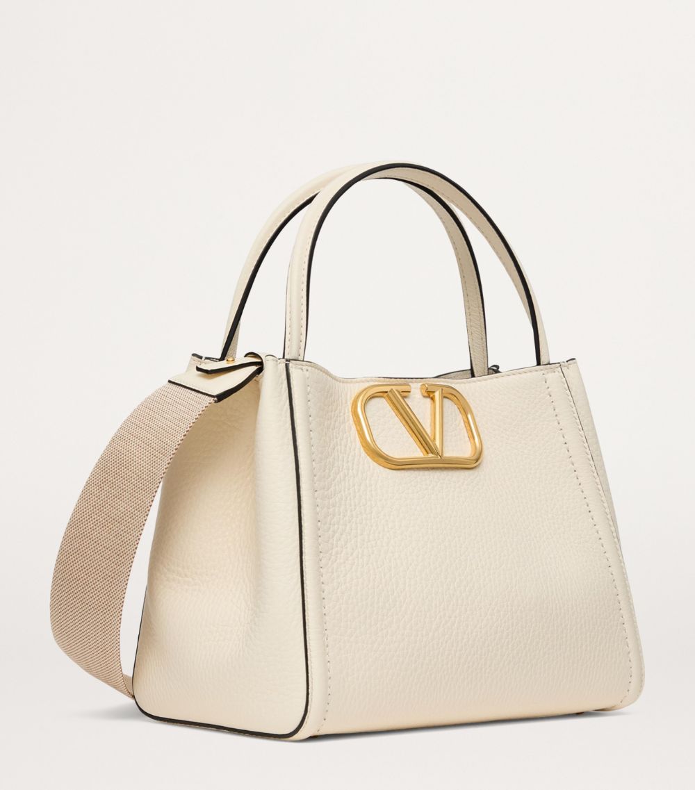 VALENTINO GARAVANI Valentino Garavani Medium Leather Alltime Top-Handle Bag