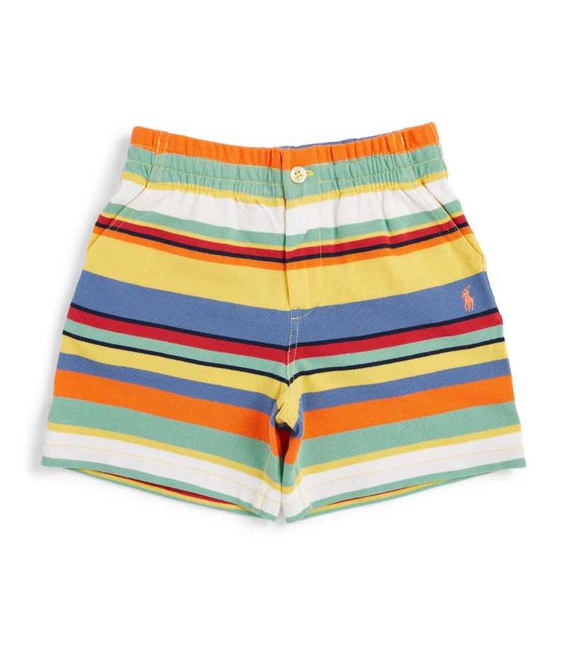 Ralph Lauren Kids Ralph Lauren Kids Cotton Striped Pony Shorts (6-14 Years)