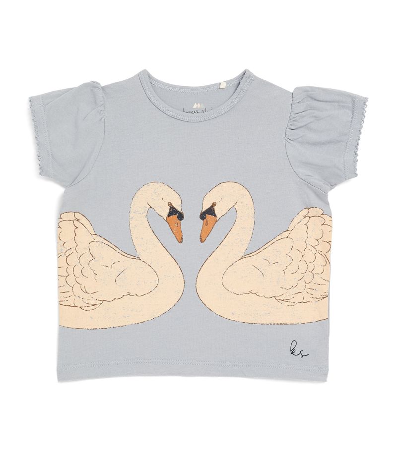 Konges Sløjd Konges Sløjd Cotton Swan Famo T-Shirt (3 Months-4 Years)