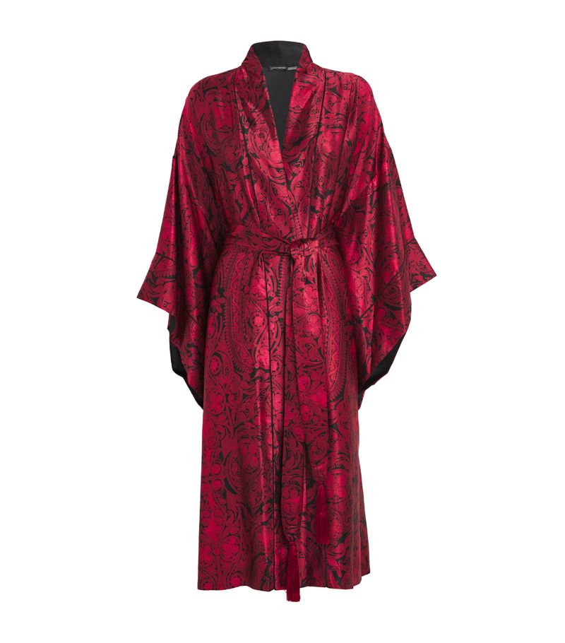  Natori Silk Printed Robe