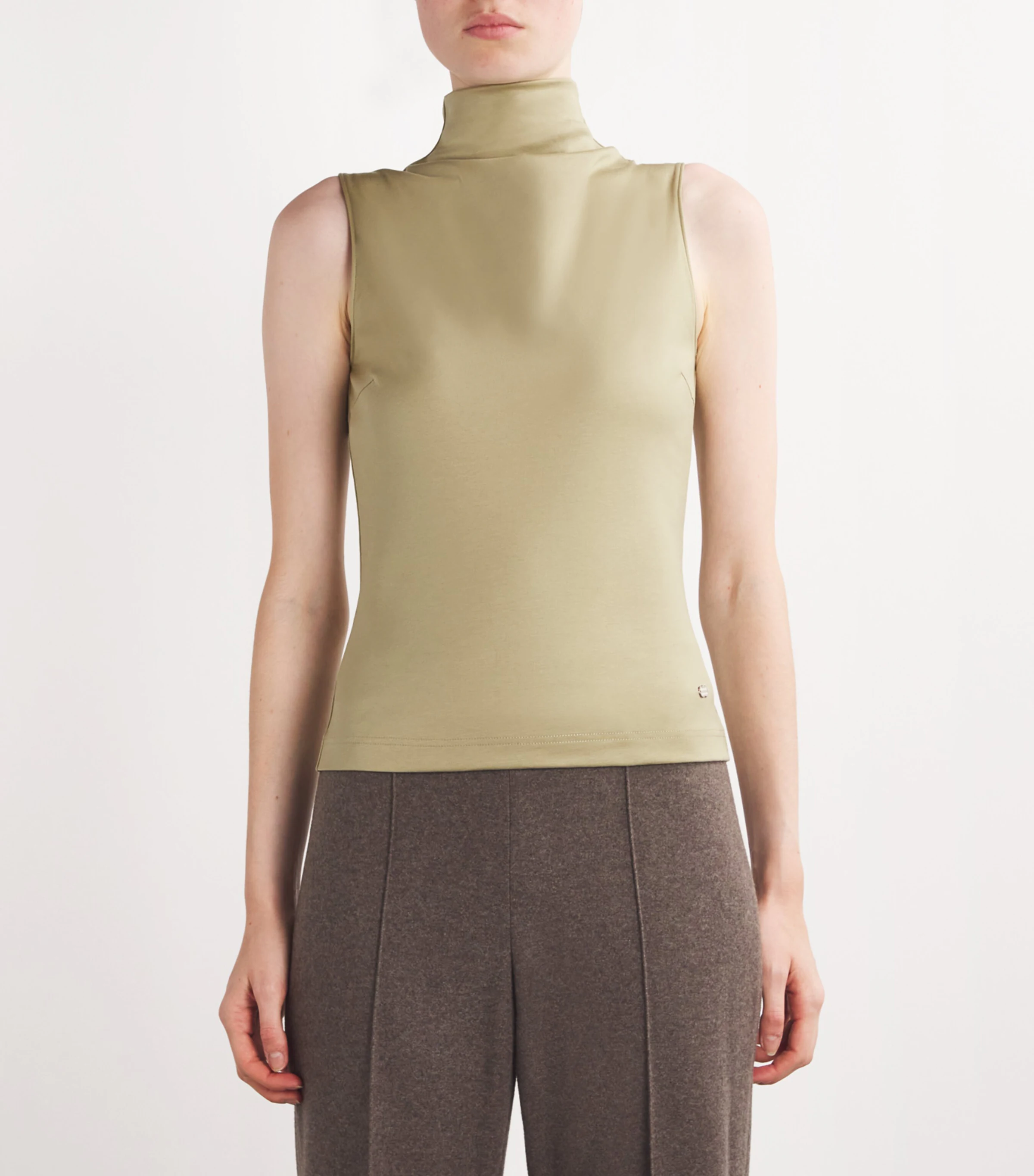 AGNONA Agnona High-Neck Tank Top