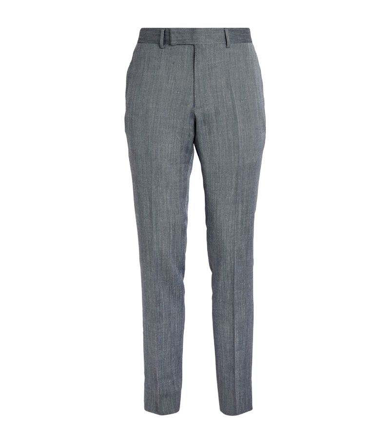 Dunhill Dunhill Wool-Blend Herringbone Trousers
