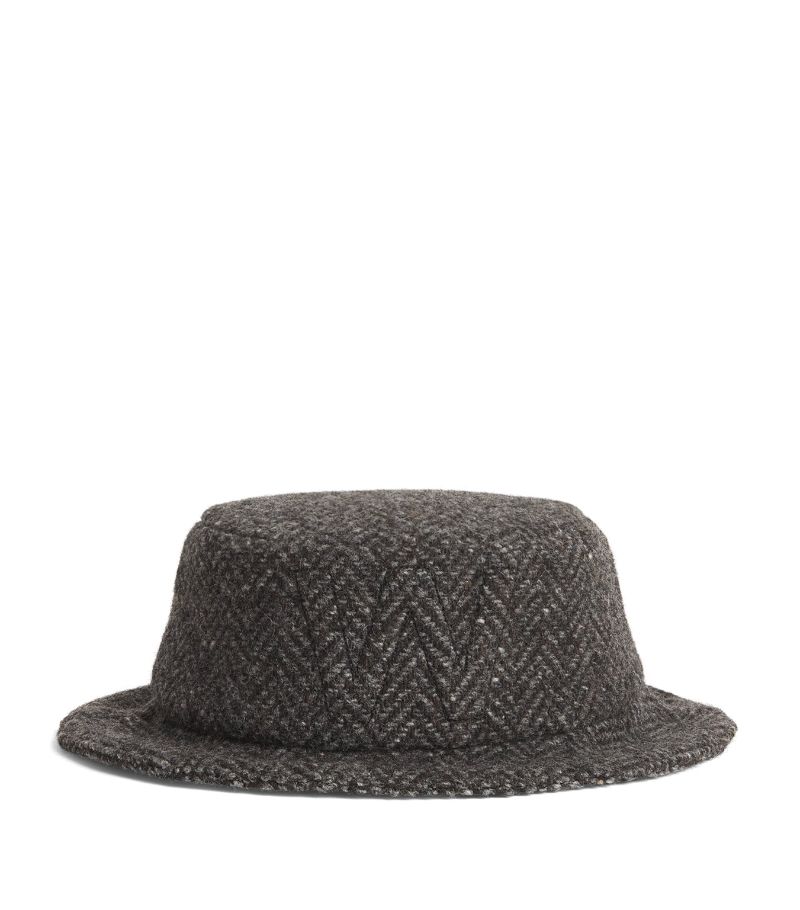 Weekend Max Mara Weekend Max Mara Wool Herringbone Bucket Hat