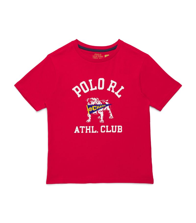 Ralph Lauren Kids Ralph Lauren Kids Cotton Graphic T-Shirt (7-14 Years)