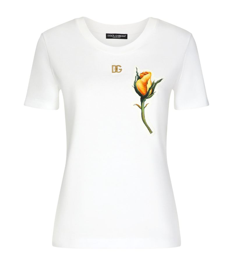 Dolce & Gabbana Dolce & Gabbana Floral Print T-Shirt