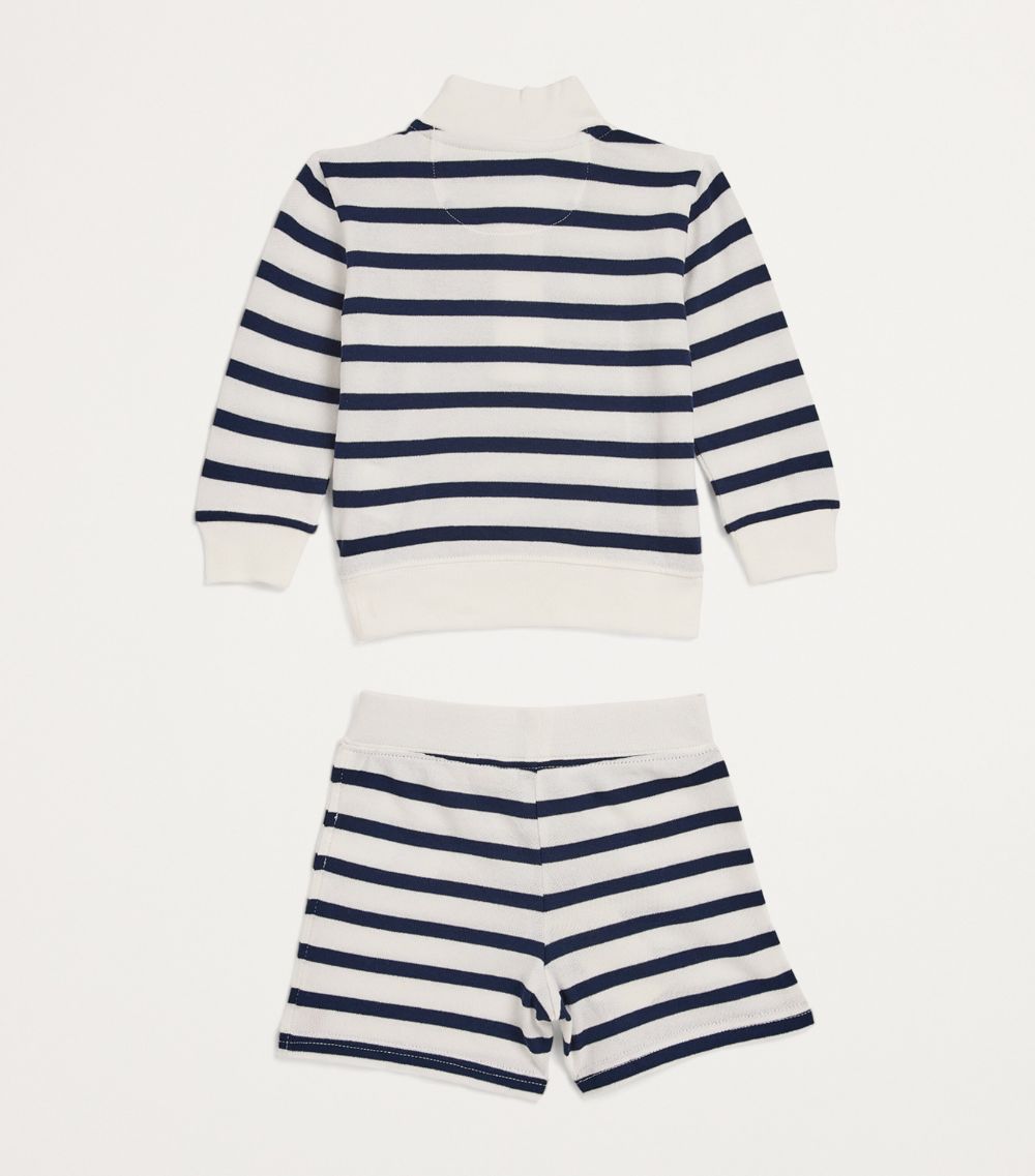 Ralph Lauren Kids Ralph Lauren Kids Striped Sweater And Shorts Set (2-24 Months)