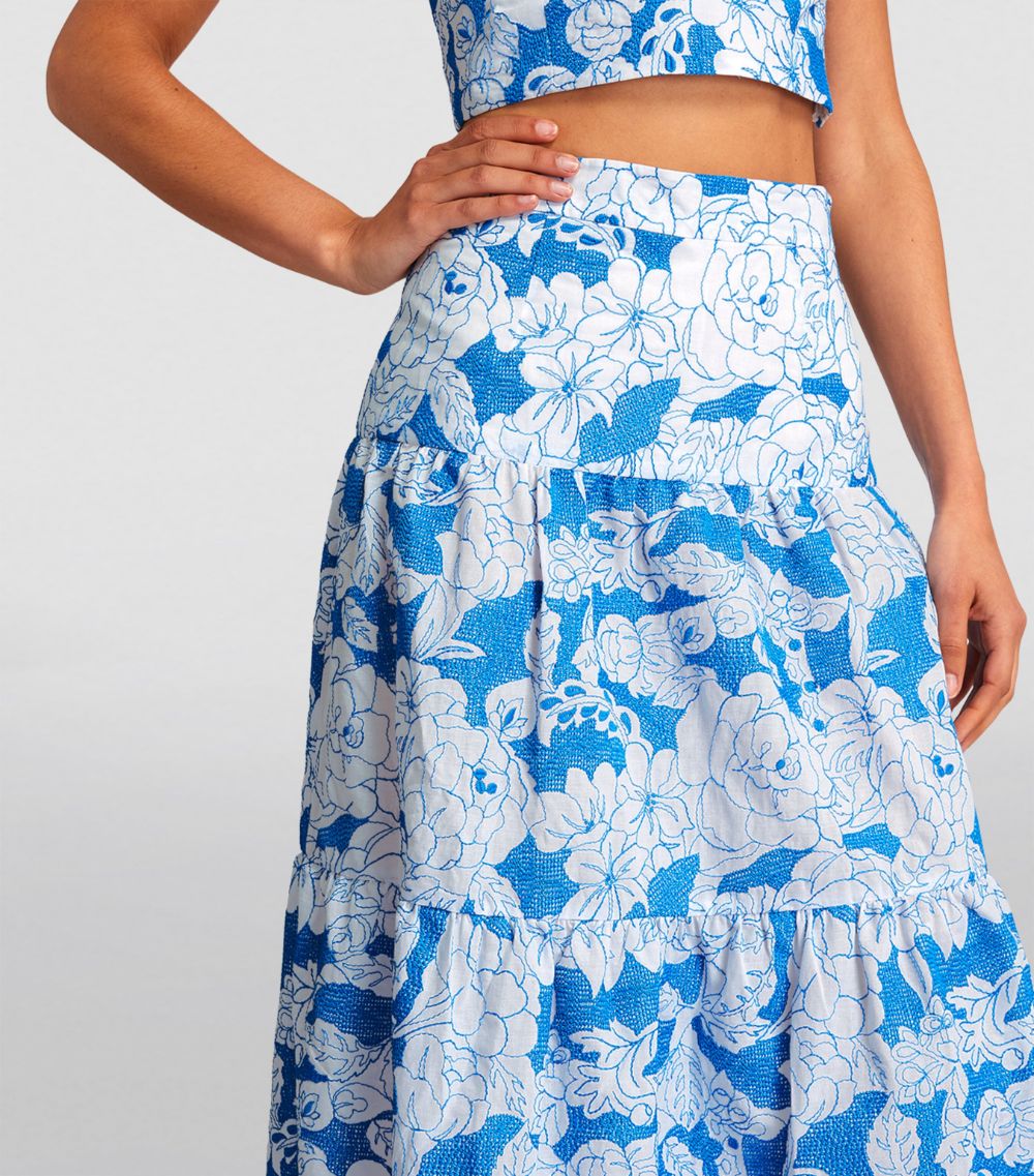 Three Graces Three Graces Embroidered Francesca Skirt