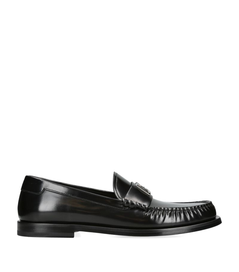 Dolce & Gabbana Dolce & Gabbana Leather Dg Loafers