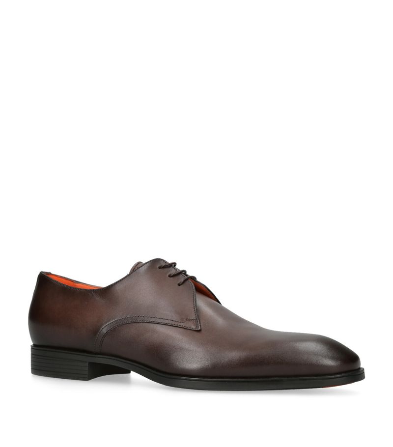 Santoni Santoni Leather Simon Derby Shoes