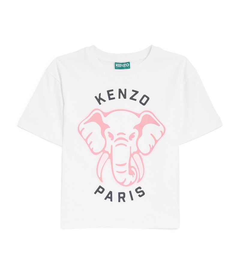 Kenzo Kids Kenzo Kids Elephant Logo T-Shirt (2-14 Years)