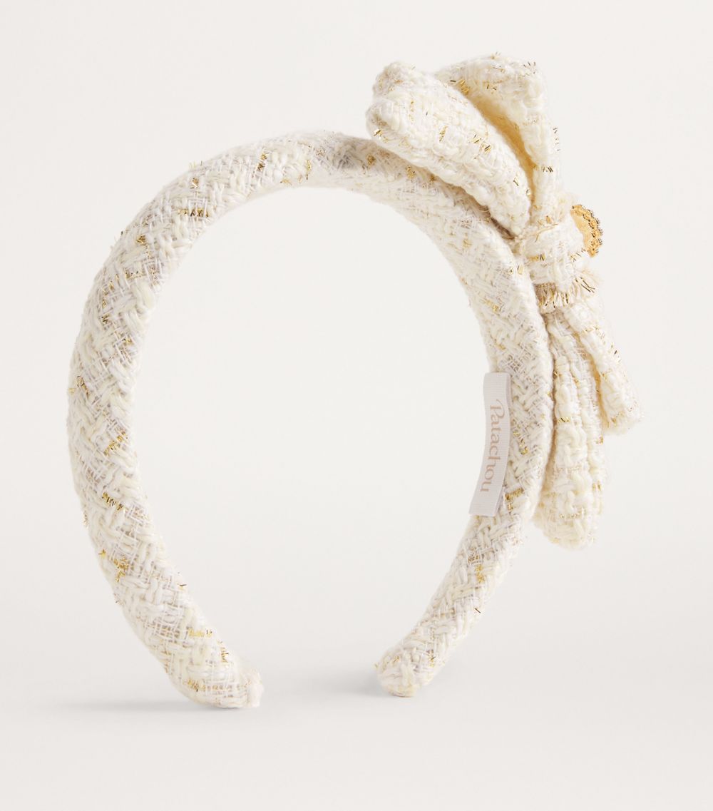 Patachou Patachou Tweed Bow Headband