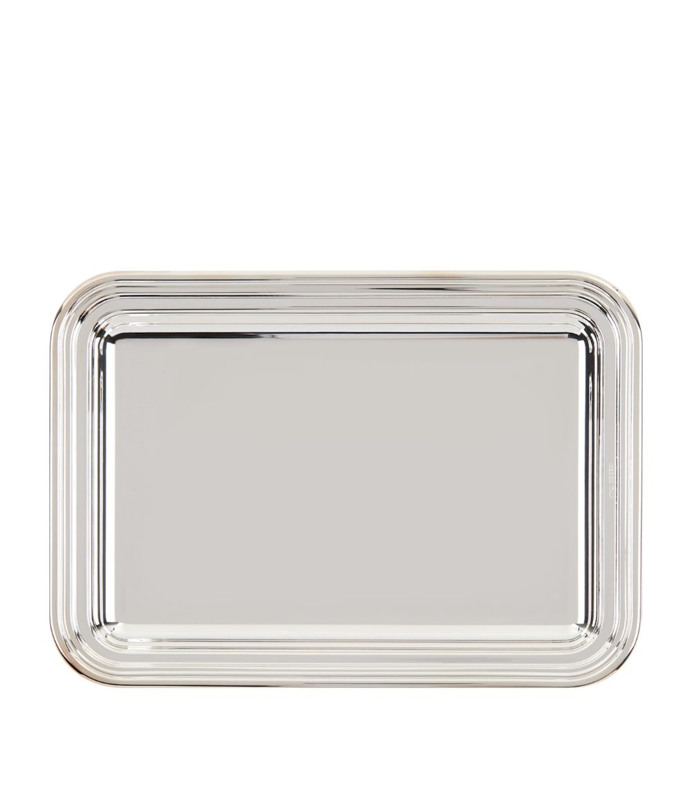 Greggio Greggio Silver Plated Georgian Rectangular Tray (20Cm X 14Cm)