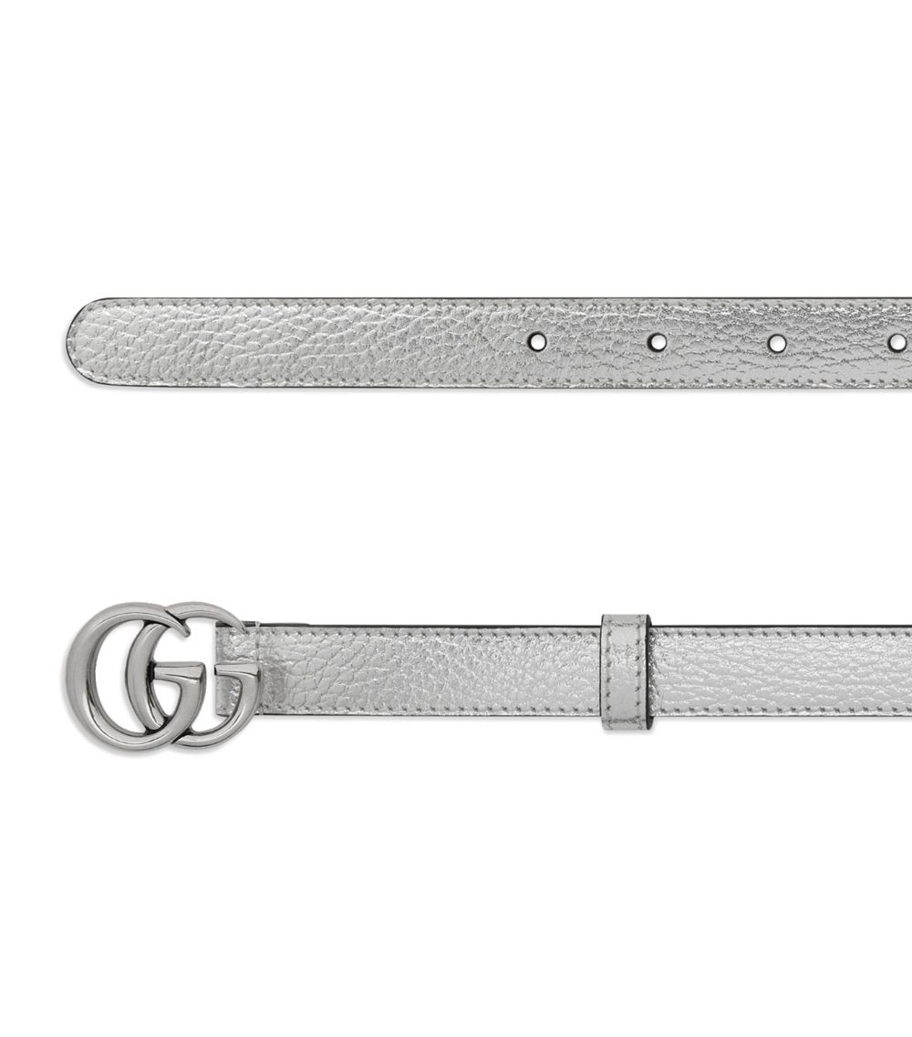 Gucci Gucci Thin Leather GG Marmont Belt