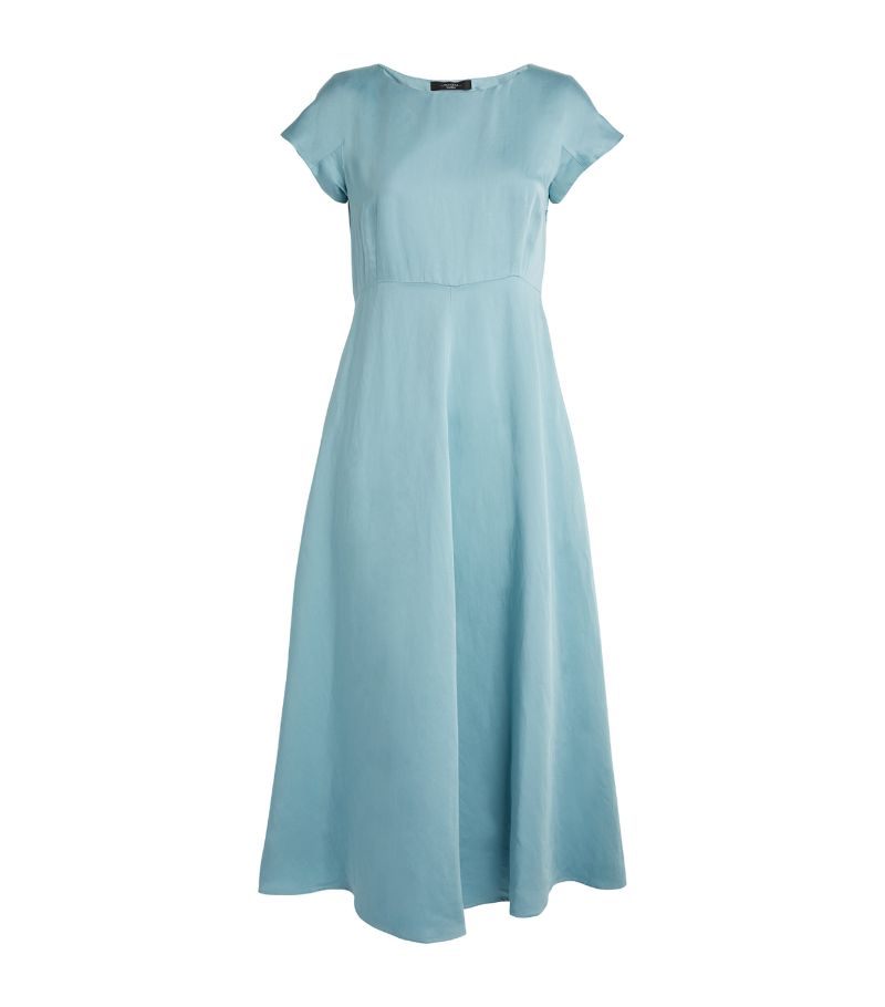 Weekend Max Mara Weekend Max Mara Viscose-Linen Midi Dress