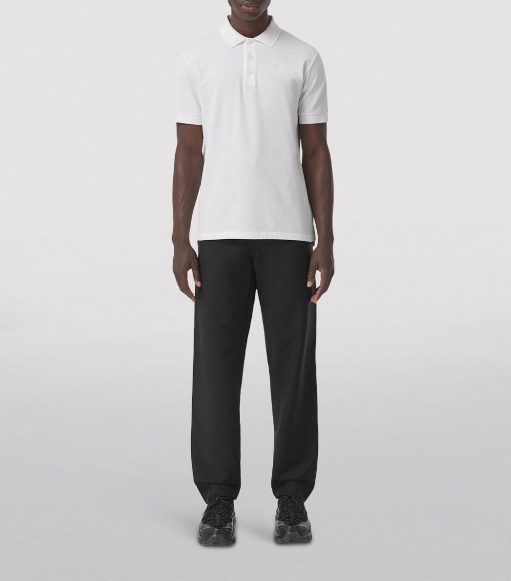 Burberry Burberry Monogram Appliqué Polo Shirt