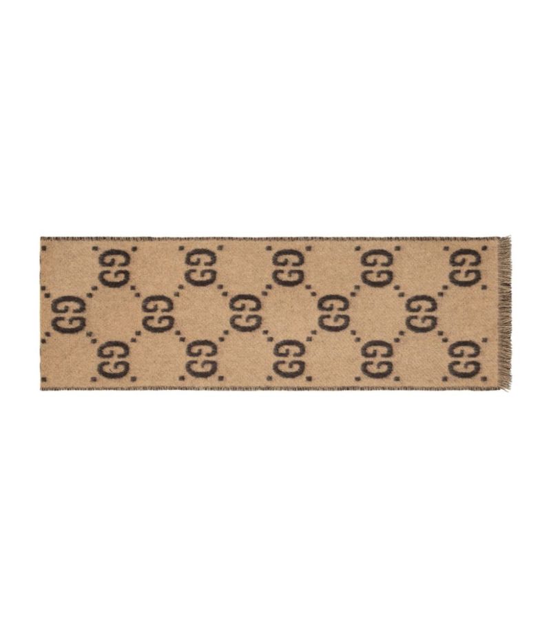 Gucci Gucci Kids Wool Gg Supreme Scarf