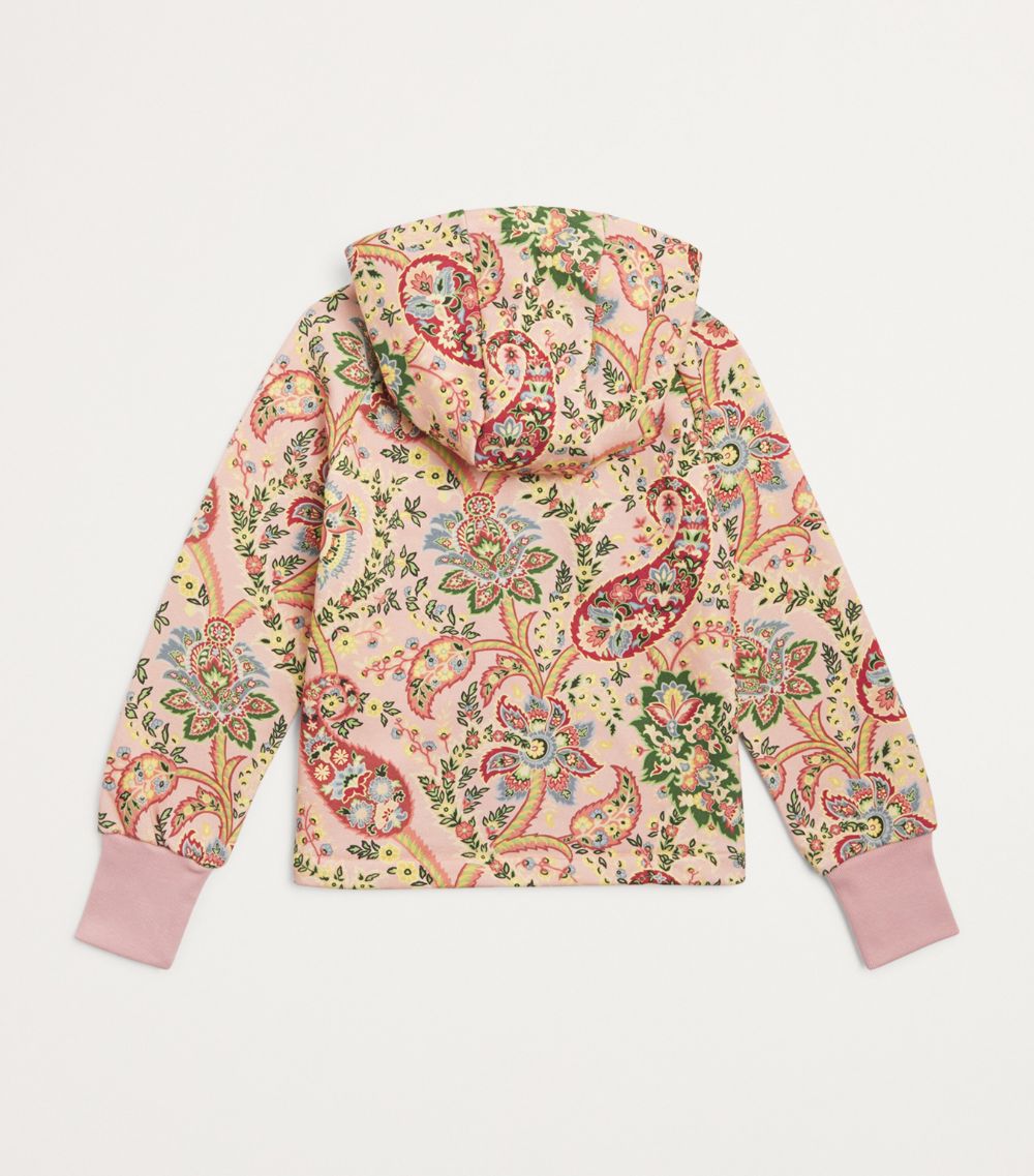  Etro Kids Cotton Patterned Zip-Up Hoodie (4-16 Years)