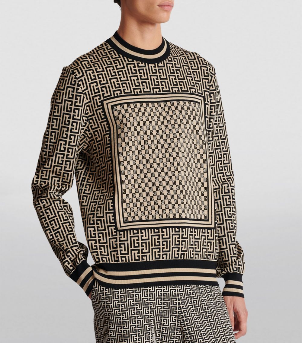 Balmain Balmain Mini-Monogram Sweater