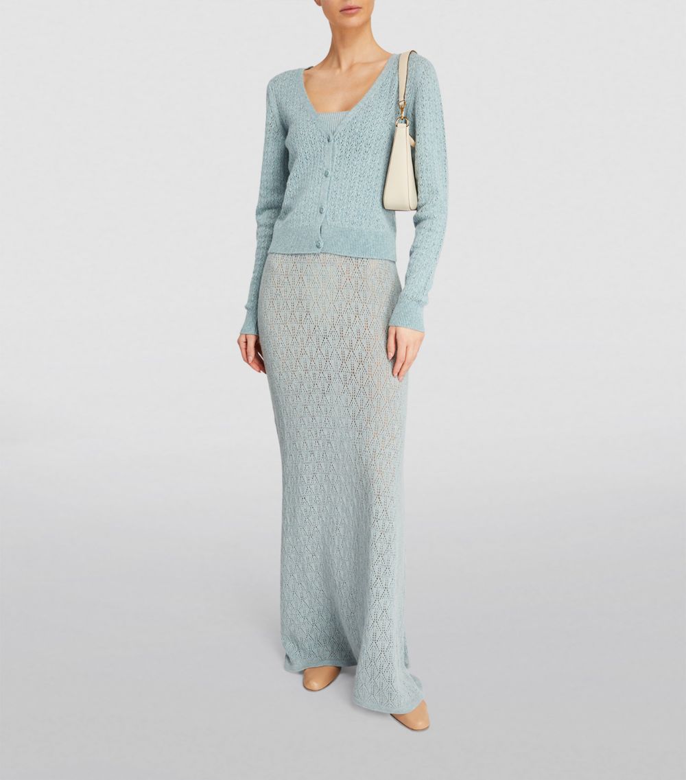 Barrie Barrie Cashmere-Lace Summer Cardigan