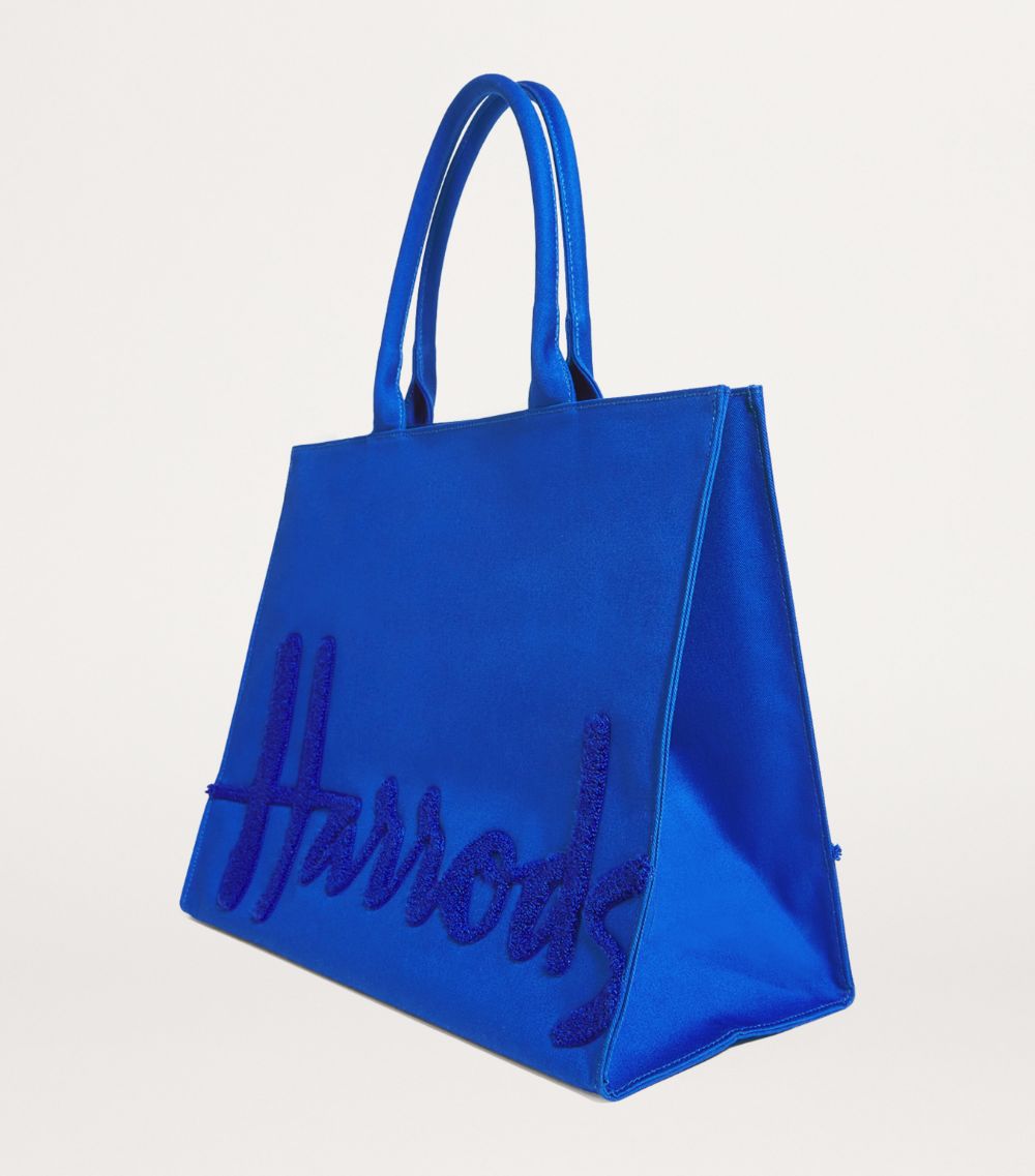 Harrods Harrods Large Cotton Logo Tote Bag