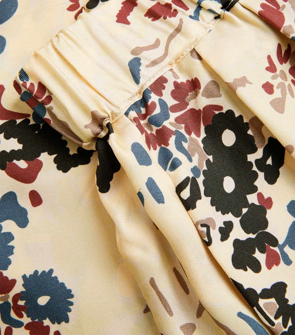 Asceno Asceno Silk Floral Zurich Pyjama Shorts