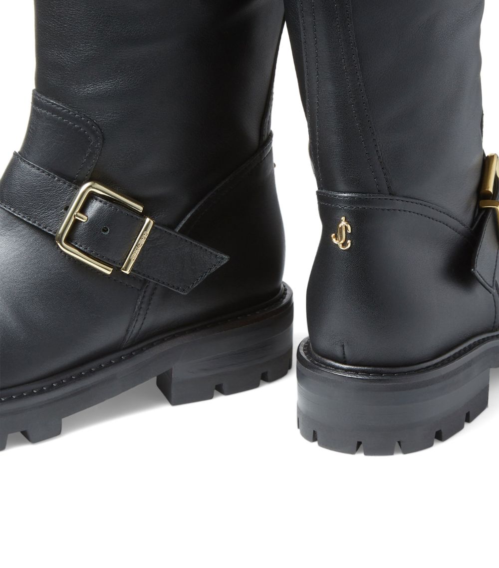 Jimmy Choo Jimmy Choo Biker Ii Leather Boots